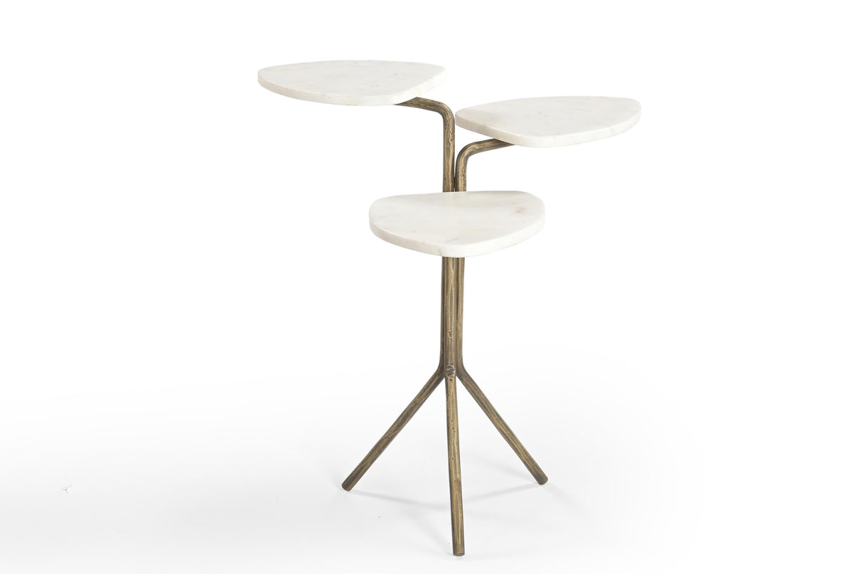 Bassett Gold Alpine Accent Table