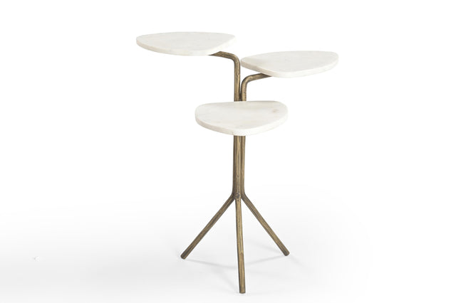 Bassett Gold Alpine Accent Table