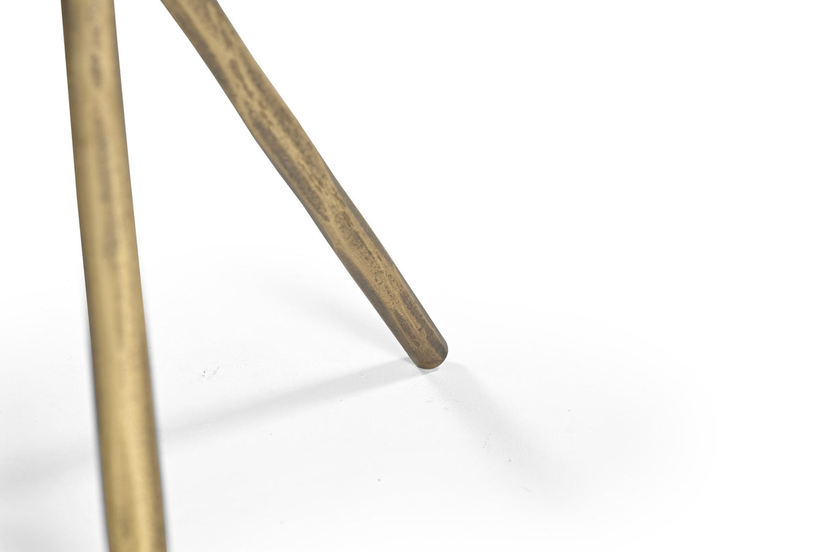 Bassett Gold Alpine Accent Table