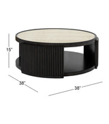 Bassett Brown Rivera Coffee Table
