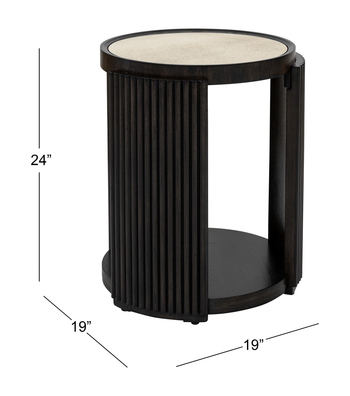 Bassett Brown Rivera End Table