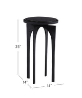 Bassett Black Moore Accent Table