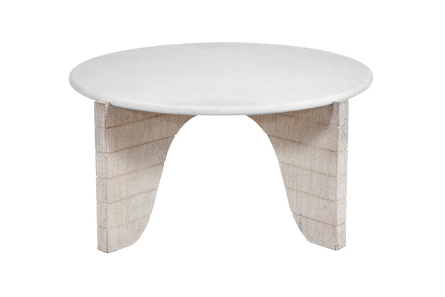 Bassett White Bali Round Coffee Table