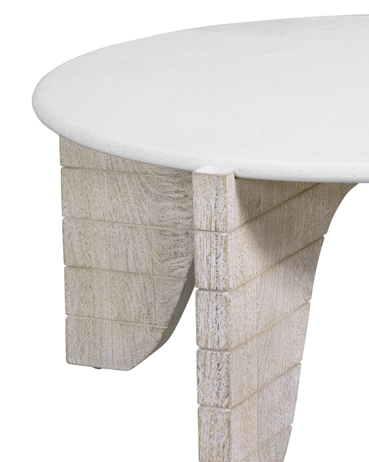Bassett White Bali Round Coffee Table