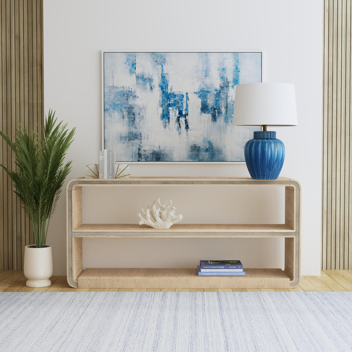Bassett Natural Damone Console Table
