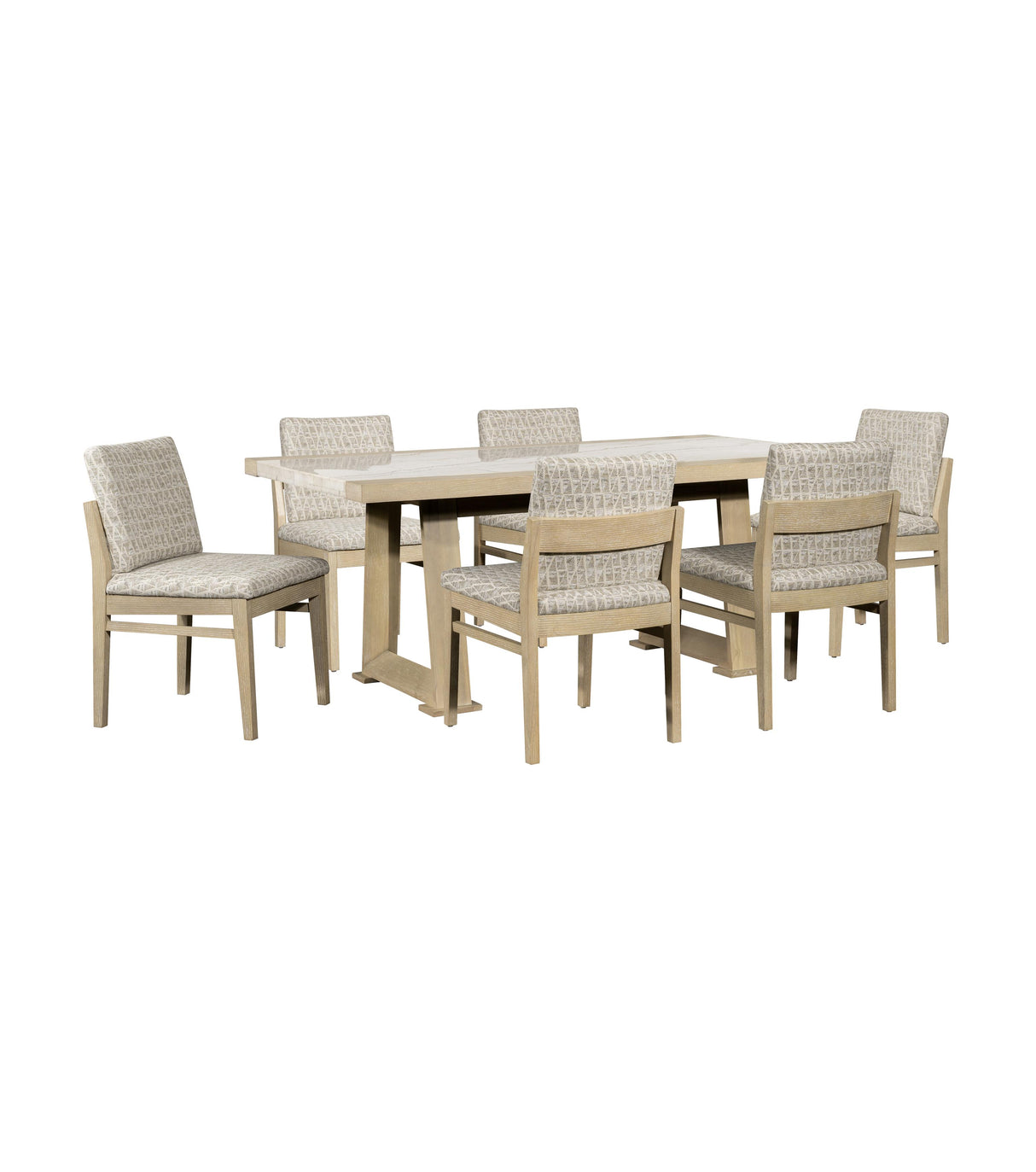 Bassett Beige Trifecta Dining Table