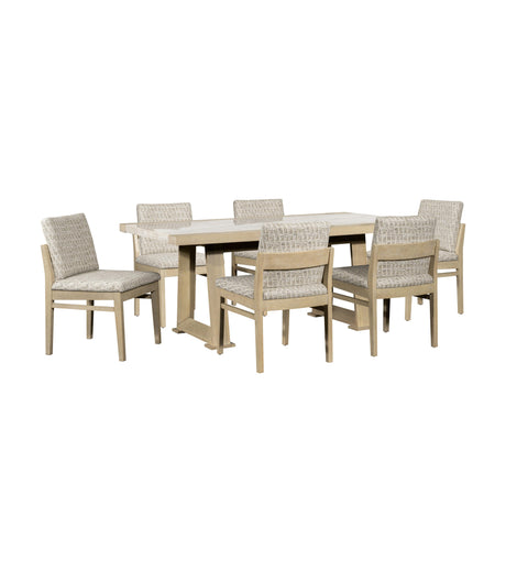 Bassett Beige Trifecta Dining Table