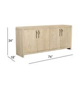 Bassett Beige Trifecta Server