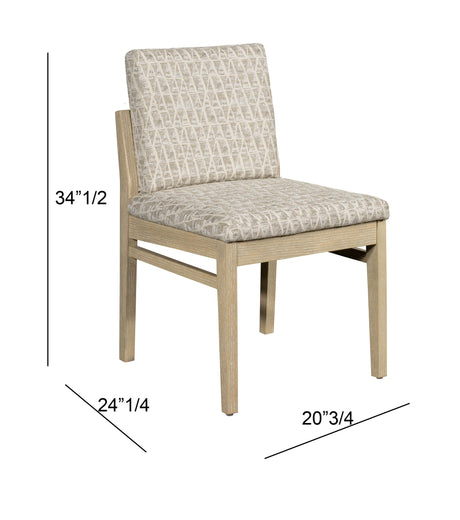 Bassett Beige Trifecta Dining Chair Set of 2