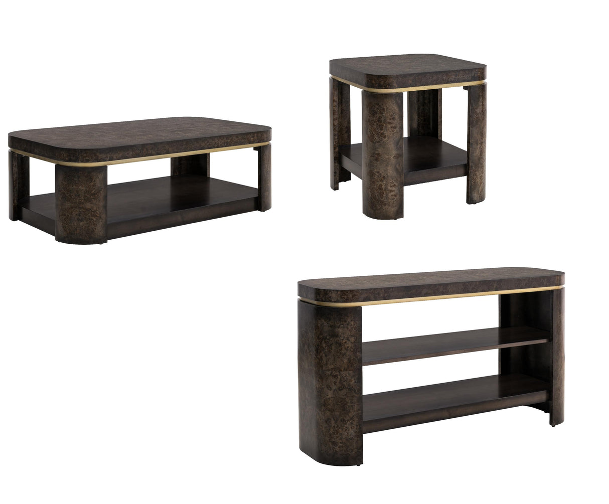 Bassett Black Langford End Table