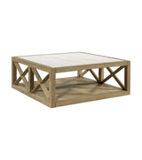 Bassett Tan Holden Square Coffee Table