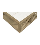 Bassett Tan Holden Square Coffee Table