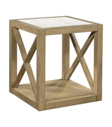 Bassett Tan Holden Square End Table