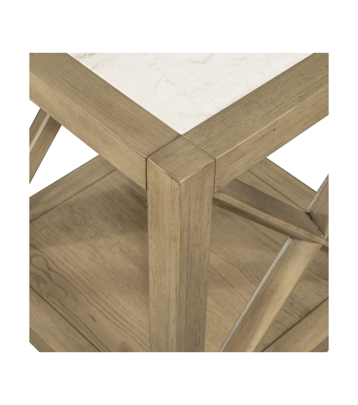 Bassett Tan Holden Square End Table