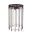 Bassett Silver Hartley Nickel Accent Table