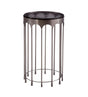 Bassett Silver Hartley Nickel Accent Table
