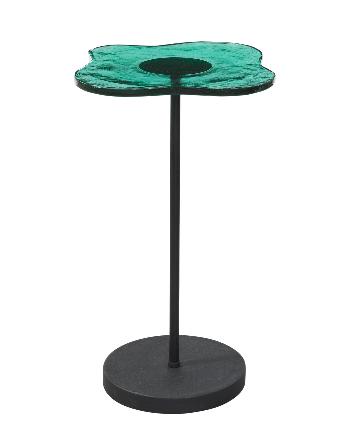 Bassett Black Elijah Accent Table - Green