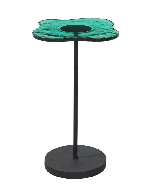Bassett Black Elijah Accent Table - Green