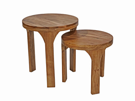 Bassett Natural Paige Bunching Accent Table