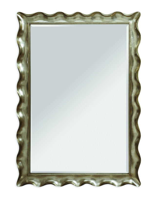 Bassett Silver Pie Crust Floor Mirror