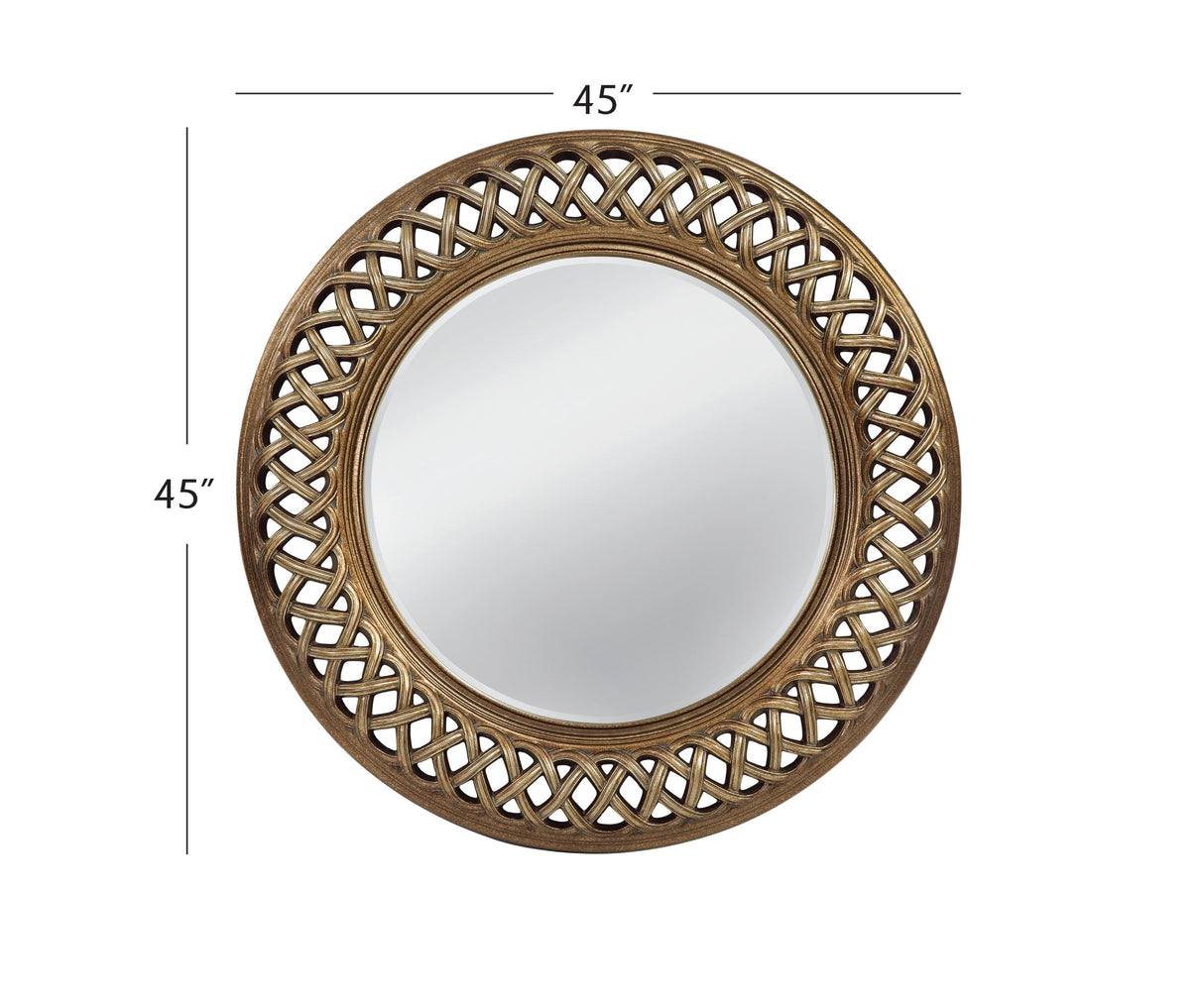 Bassett Silver Alissa Wall Mirror