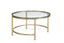 Bassett Gold Anderson Round Coffee