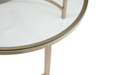 Bassett Gold Anderson Round Coffee