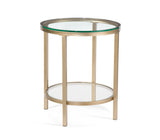 Bassett Gold Anderson Rd End Table