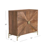 Bassett Brown Neskowin 2 Door Cabinet