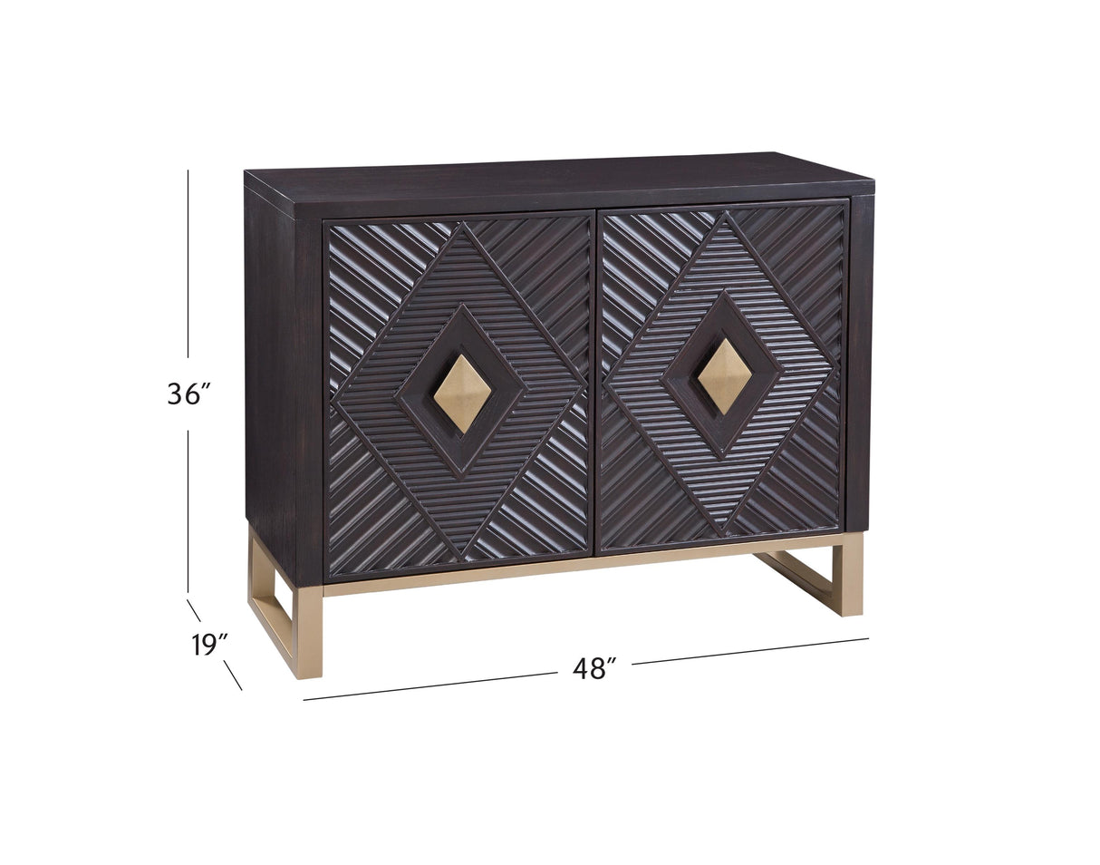 Bassett Brown Allamar Bar Cabinet