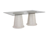 Bassett White Korey Dining Table