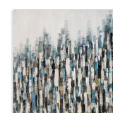 Bassett Blue Blue Lines Canvas Art