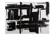 Bassett Black Building Blocks Canvas Art