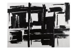 Bassett Black Building Blocks Canvas Art