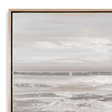 Bassett Silver Silver Landscape Framed Canvas