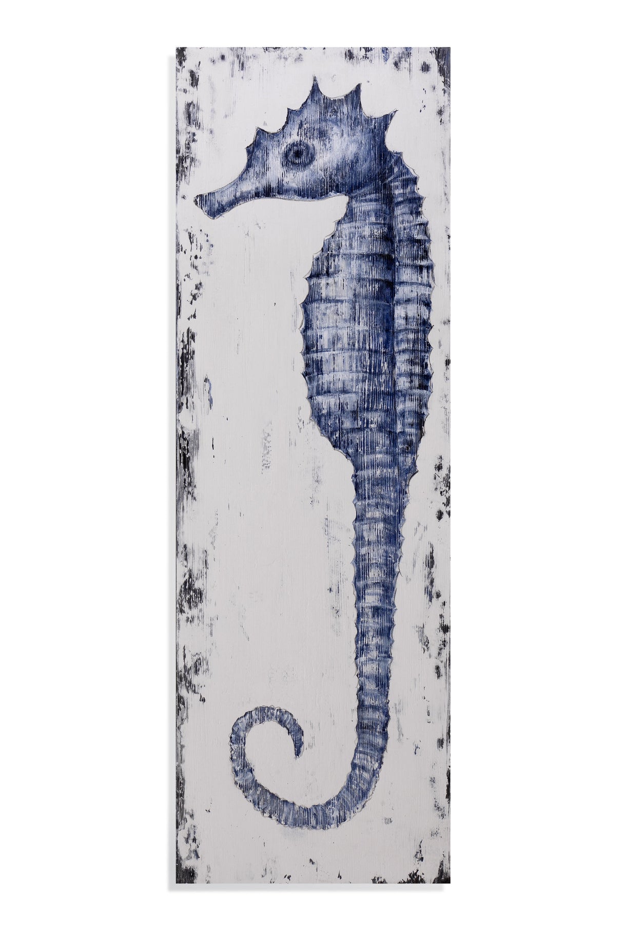 Bassett Blue Sea Horse II Canvas Art