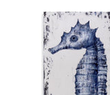 Bassett Blue Sea Horse II Canvas Art