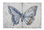 Bassett Blue Blue Butterfly Canvas Art Set of 2