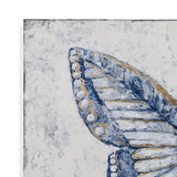 Bassett Blue Blue Butterfly Canvas Art Set of 2