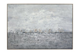 Bassett Gray Cordura Framed Canvas