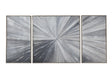Bassett Gray Cambric Framed Canvas Set of 3