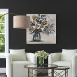 Bassett Blue Chloe Canvas Art
