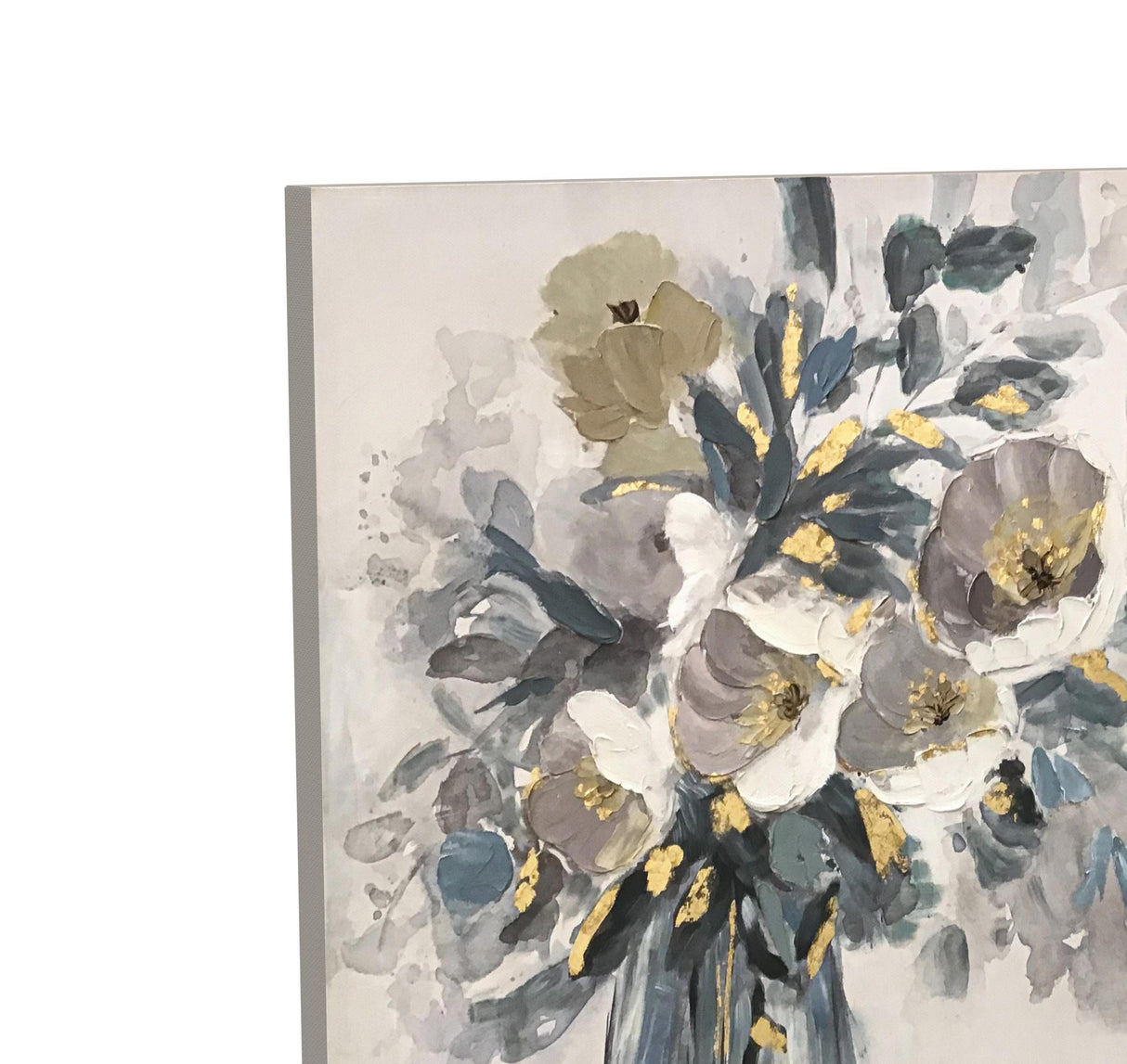 Bassett Blue Chloe Canvas Art