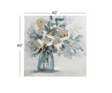 Bassett Blue Chloe Canvas Art