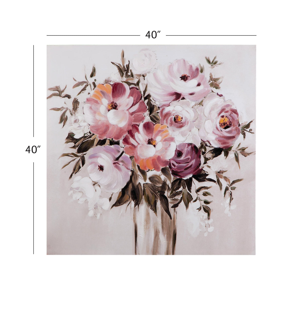 Bassett Purple A Gift Canvas Art