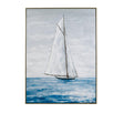 Bassett Blue Set Sail Framed Canvas