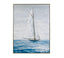 Bassett Blue Set Sail Framed Canvas