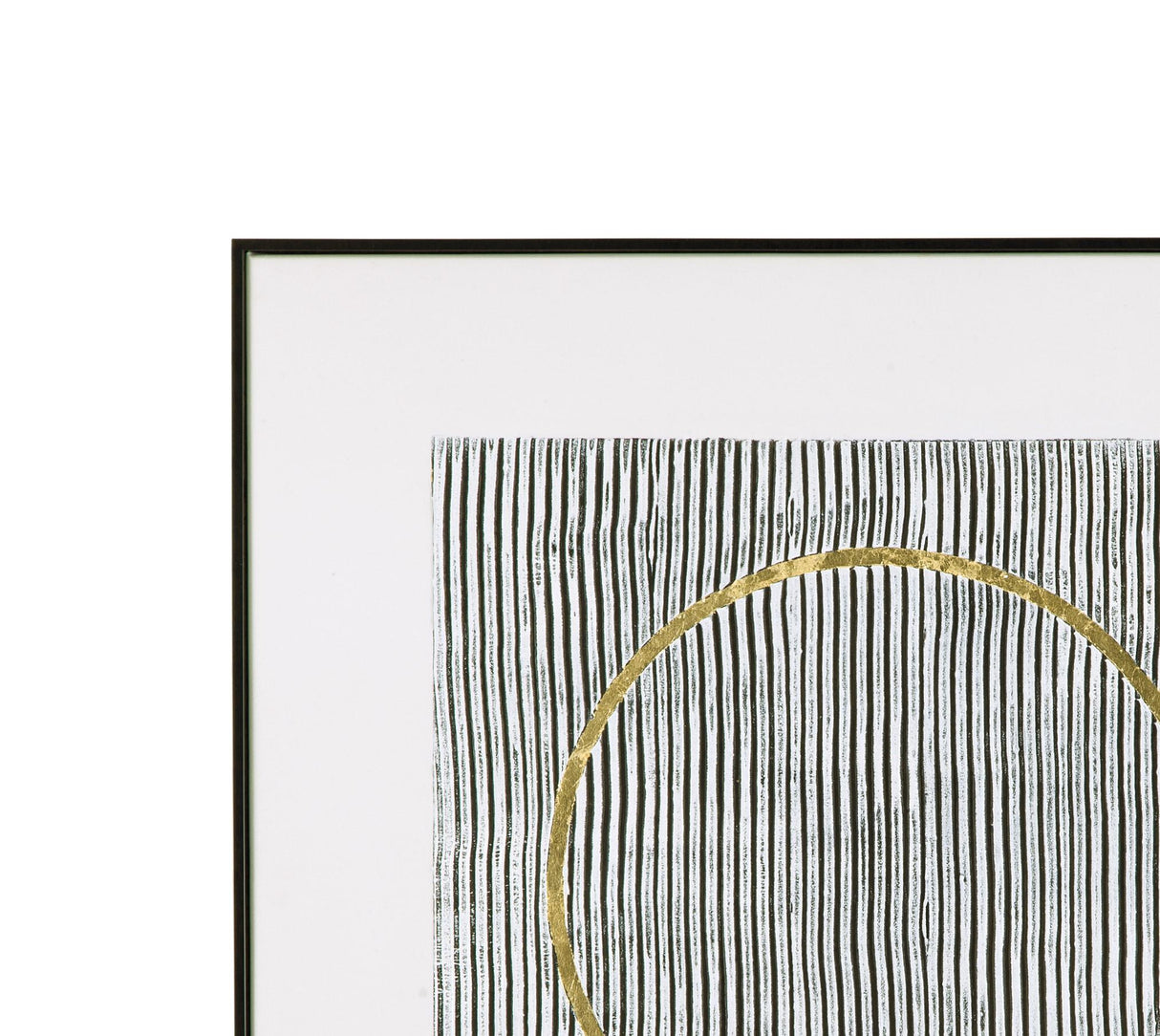 Bassett Black Graphite Framed Canvas Set of 2