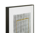 Bassett Black Graphite Framed Canvas Set of 2