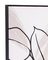 Bassett Black Harmony I Framed Canvas